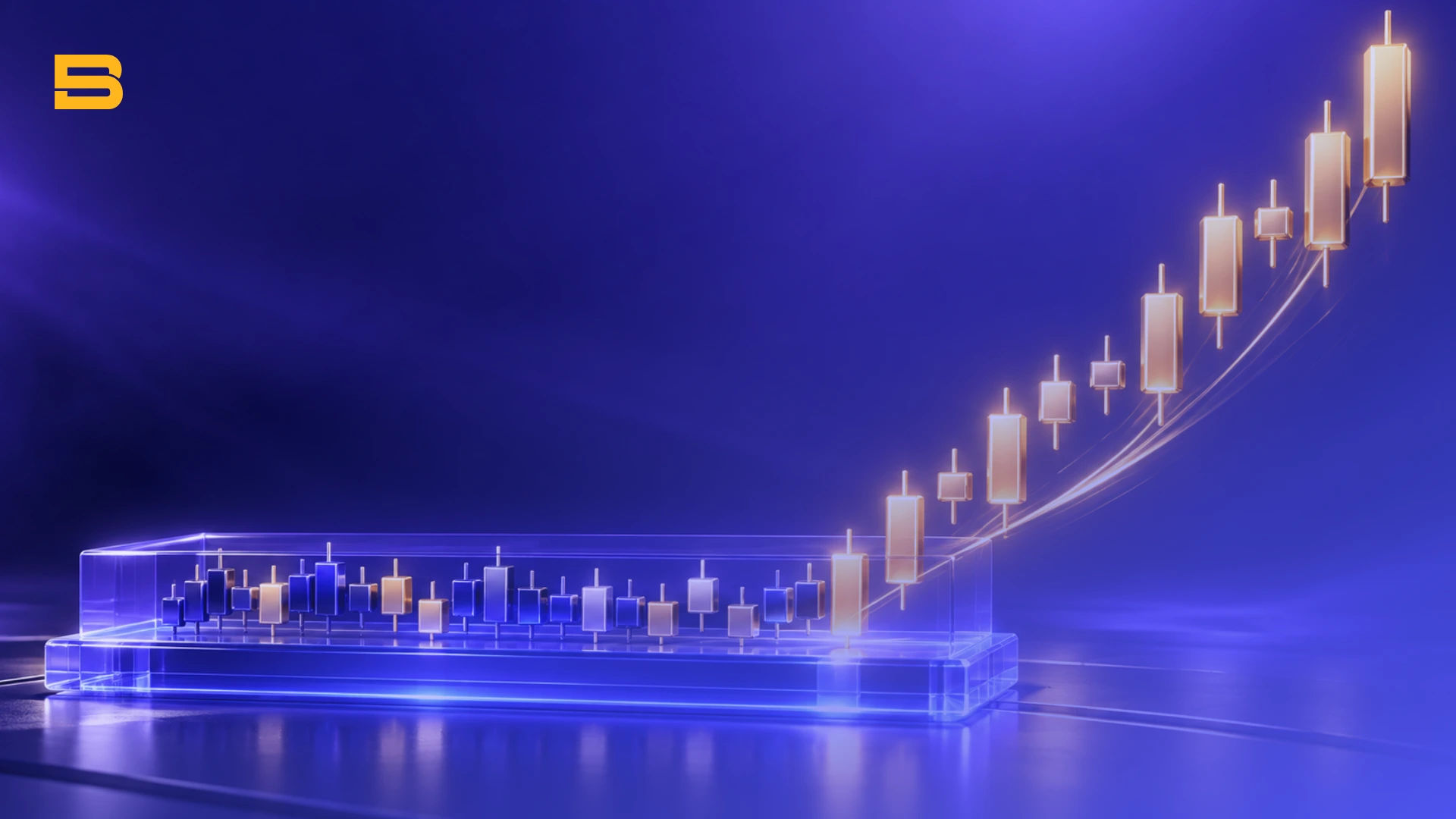Conceptual cover illustration of supply and demand trading, base consolidation, and explosive price expansion.