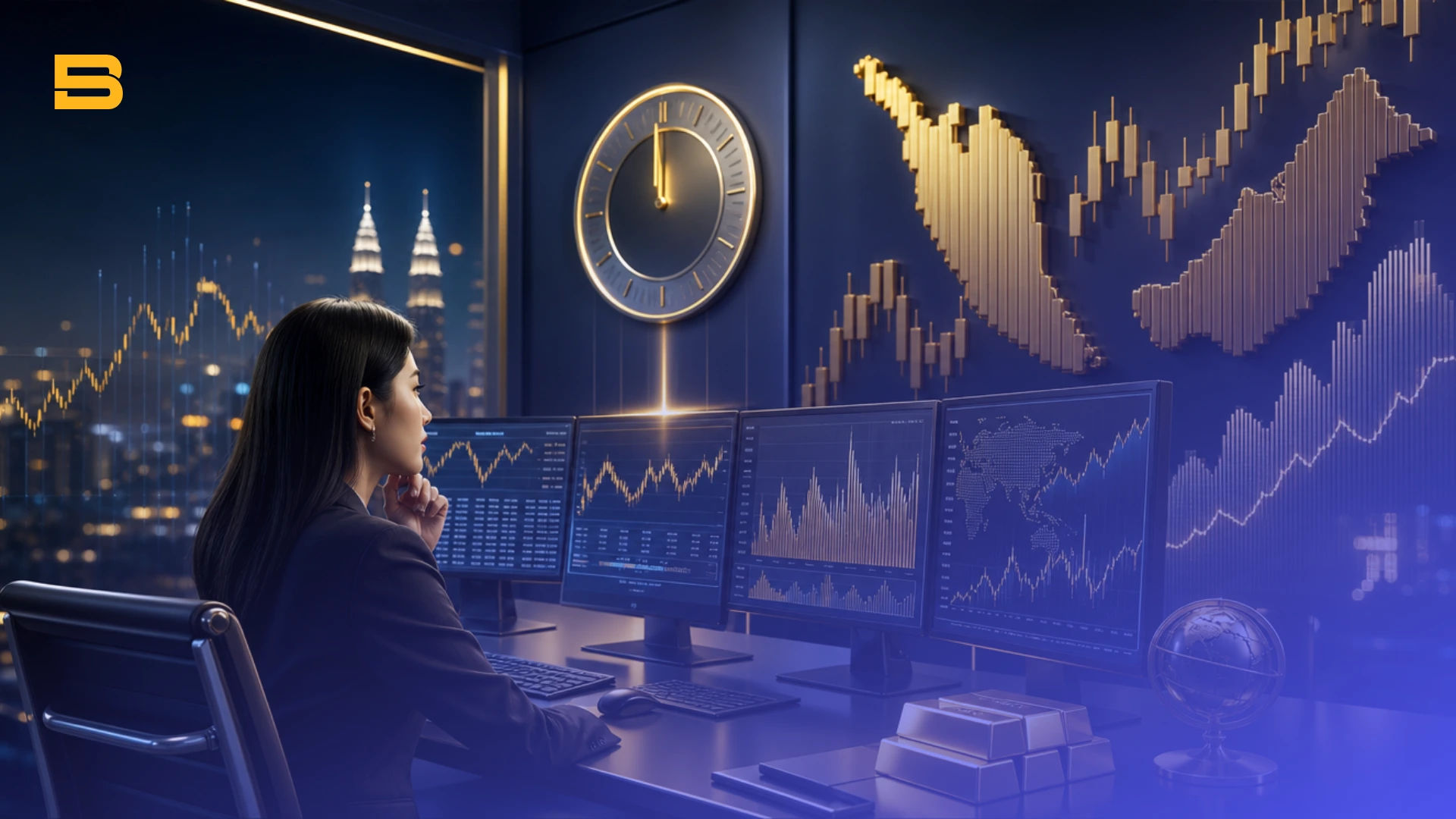 Conceptual cover illustration of inflation analysis, Consumer Price Index tracking, and macroeconomic trading strategy